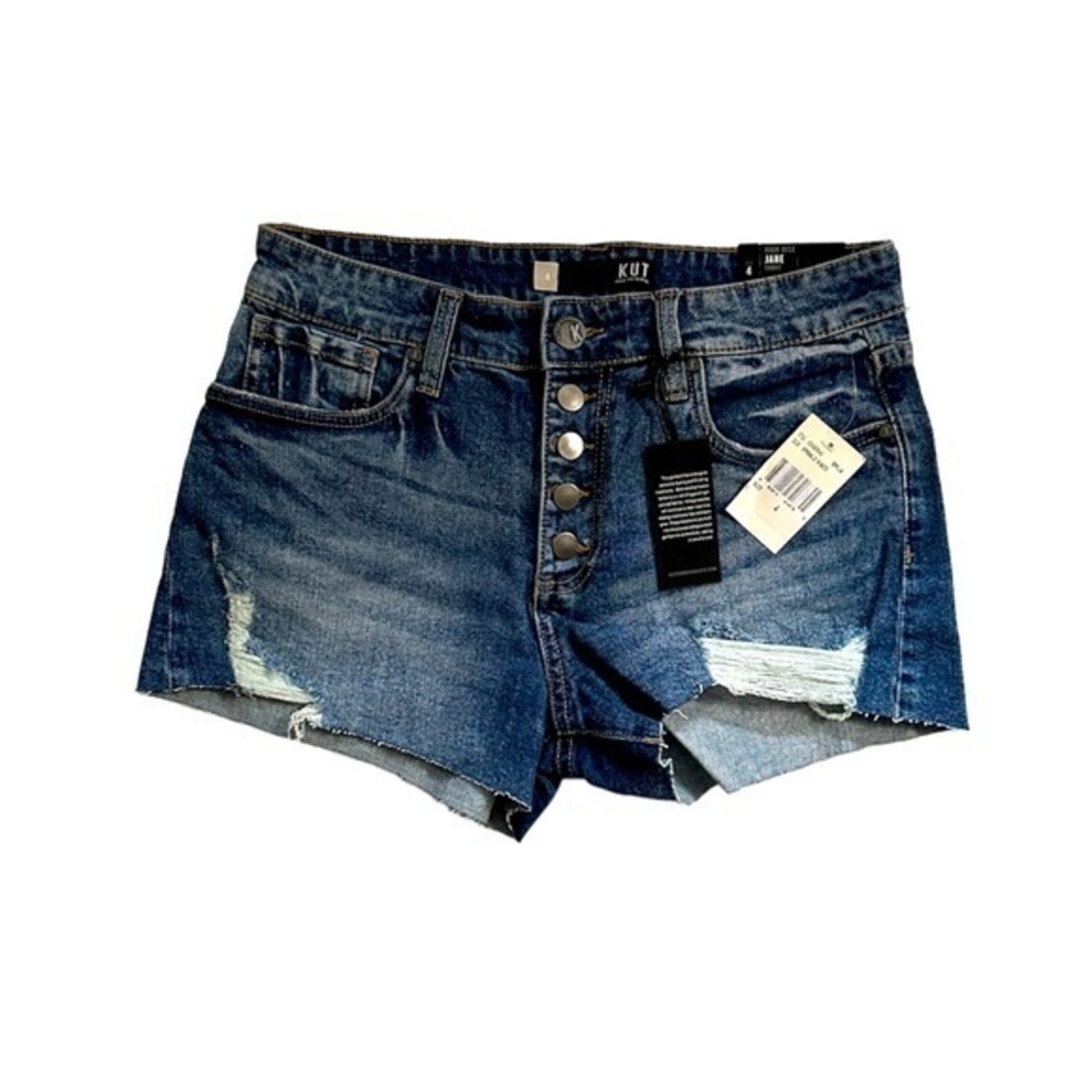 KUT FROM THE KLOTH JANE HIGH RISE DENIM SHORT